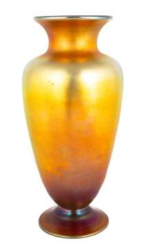 Large Steuben Gold Aurene Vase