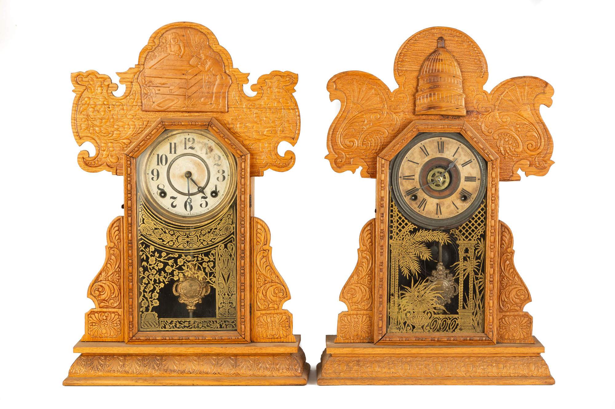 Two Shelf Clocks | Cottone Auctions