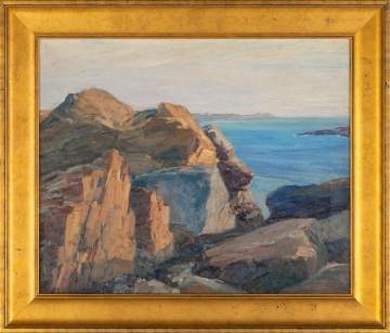 George Renouard (American, 1885 - 1954) Seascape