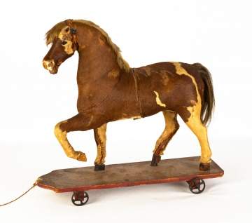 19th Century Horse Pull Toy