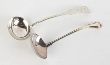 Two Silver Ladles
