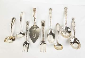 9 Sterling Serving Pieces