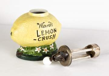 Vintage Ward's Lemon Crush Dispenser