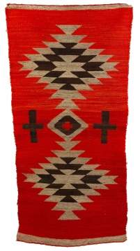 Vintage Navajo Twill Double Saddle Blanket
