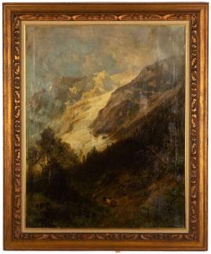 Herman O. Herzog (German, active in America, 1832-1932) Landscape Painting