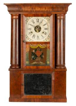 Hills, Goodrich & Co. Hollow Column Shelf Clock