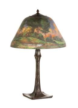 Handel Reverse Painted Lamp