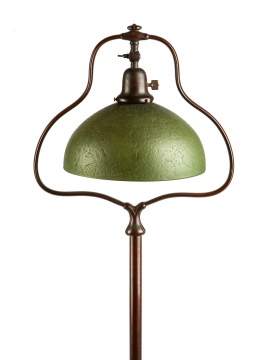 Handel Floor Lamp with Chipped Ice Shade