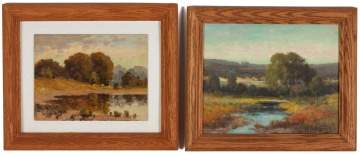 Hans John Stoltenberg (American, 1879-1963) Two Landscapes 