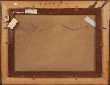 Fernando A. Carter (American 1855-1931) Canal Scene