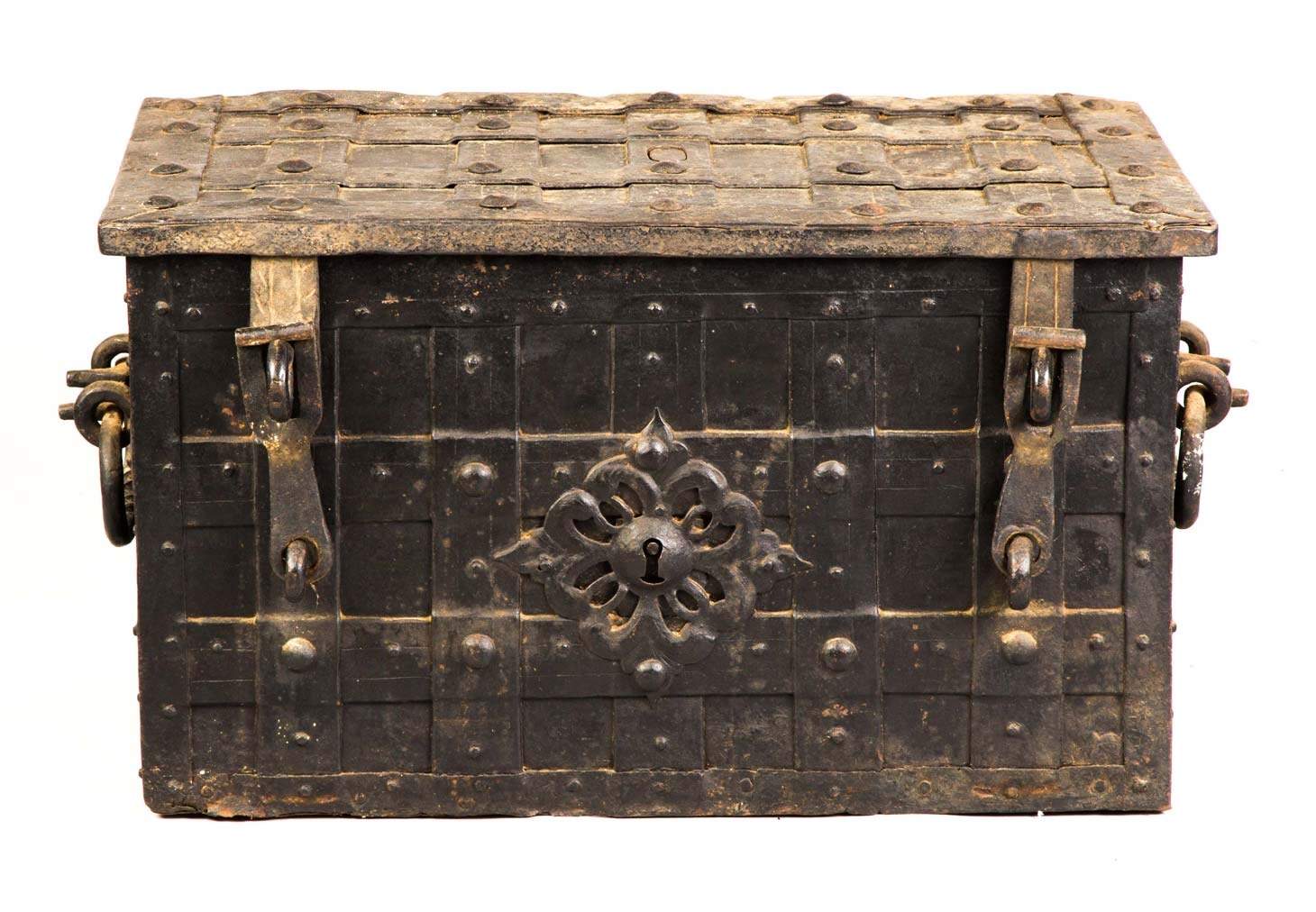 Wrought Iron Strong Box | Cottone Auctions