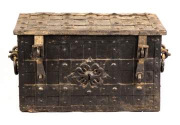 Wrought Iron Strong Box