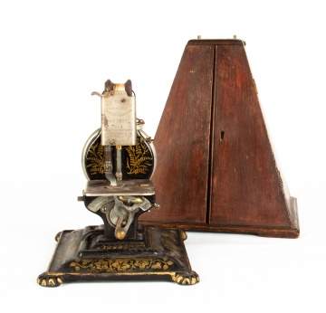 The Dorman Lockstitch Sewing Machine & Case