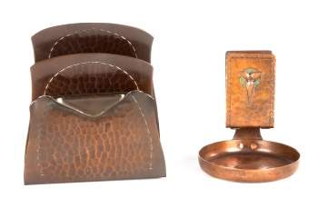 Roycroft Letter and Matchbox Holder