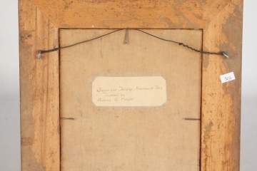 James C. Magee (American, 1846-1924) "Japanese Bridge, Fairmount Park"