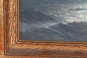 David John Gue (American, 1836-1917) Seascape