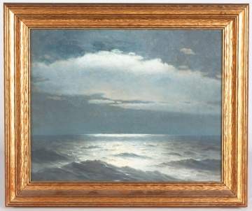 David John Gue (American, 1836-1917) Seascape