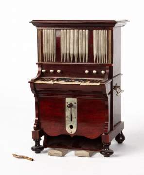 19th Century Musical Organ Cigar Dispenser & Cutter