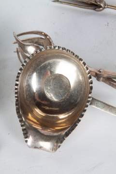 Early English Silver Bull and Toddy/Punch Ladle