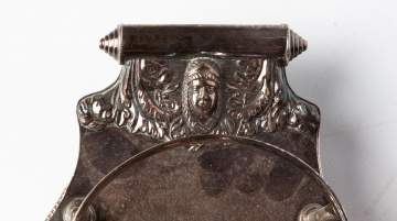 Sheffield Meat Dome & Tray and Daniel Holy Parker Wine Table Cart