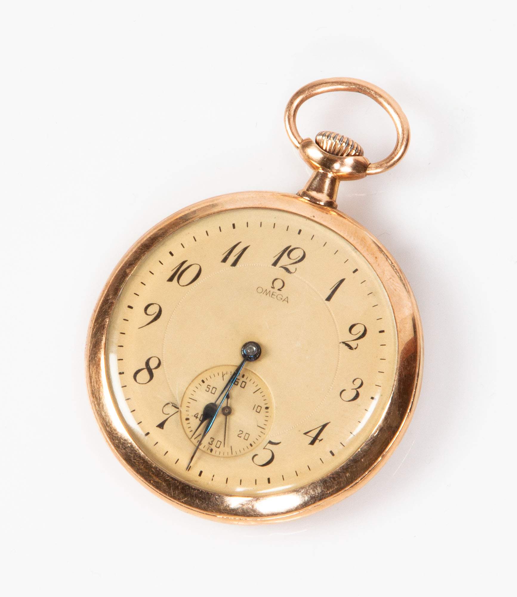 18K Gold Omega Pocket Watch Cottone Auctions