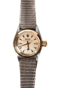 Ladies Stainless Steel & Gold Rolex