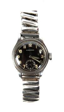 Vintage Longines Stainless Steel Wristwatch