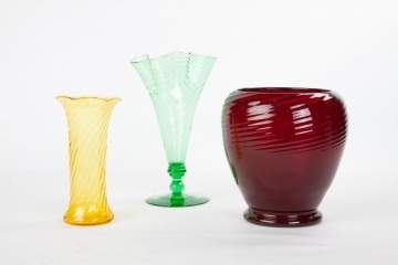 Three Pieces of Steuben