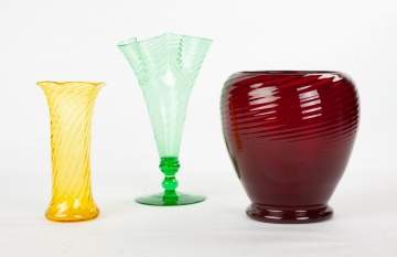 Three Pieces of Steuben