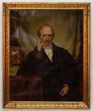 Thomas Hicks (American, 1823-1890) "Portrait of John Kane"