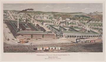 Wheeler & Wilson Manufacturing Company, Bridgeport, CT, Lithograph
