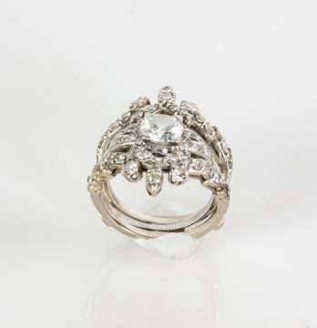 Ladies Diamond Ring with Diamond Enhancer Band