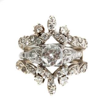 Ladies Diamond Ring with Diamond Enhancer Band