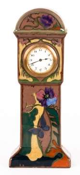 Vintage Royal Gouda Pottery Table Clock