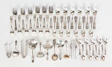 Large Group of Various Sterling Silver Flatware