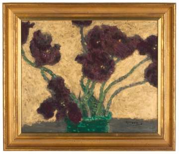 Yoshio Aoyama (Japanese, 1894-1996) "Tulips"