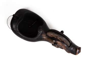 Japanese Carved Wood Ink Box