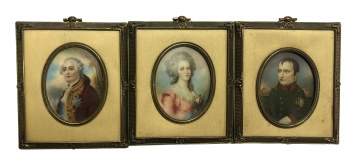 Group of European Portrait Miniatures