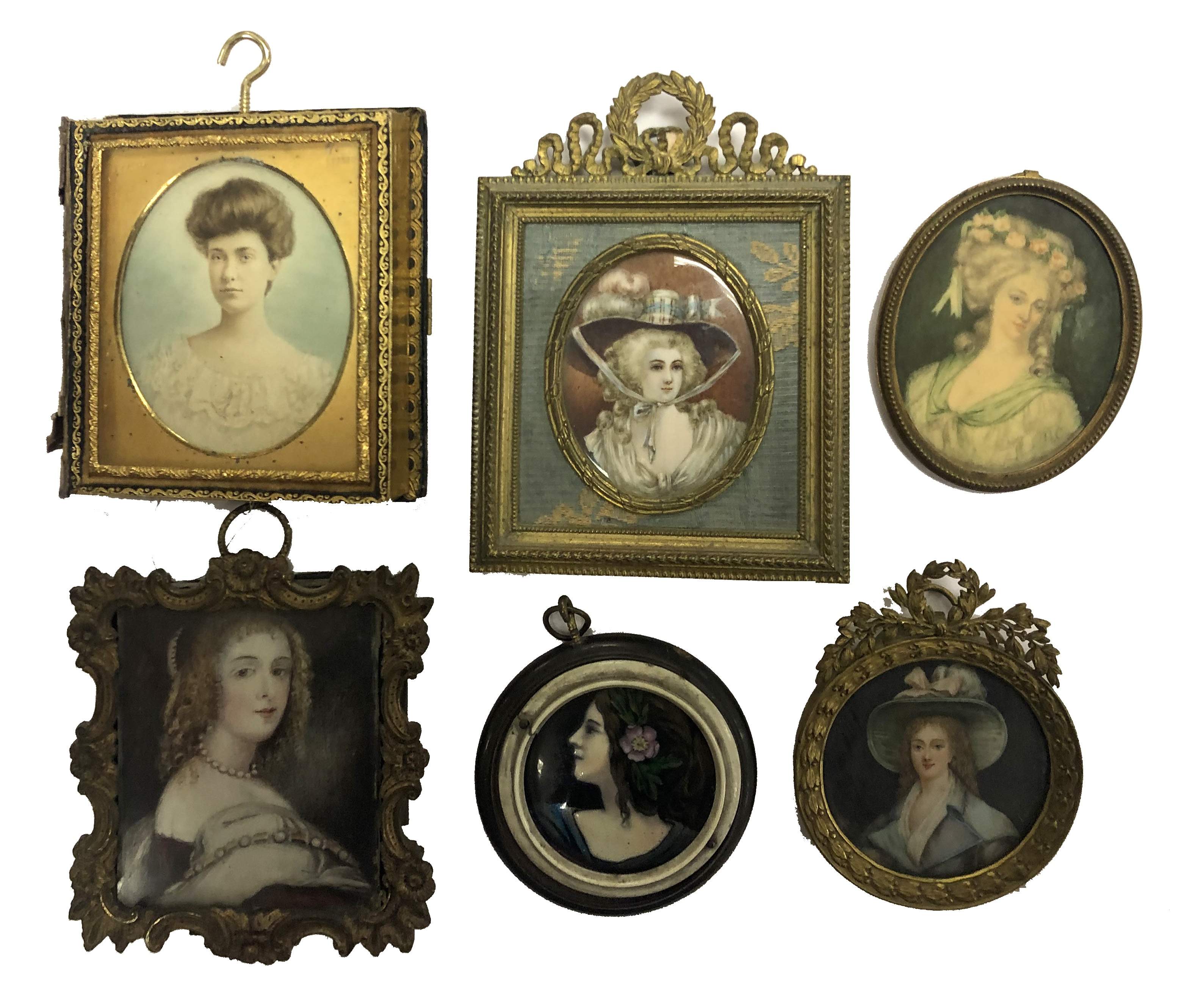 Group of European Portrait Miniatures | Cottone Auctions
