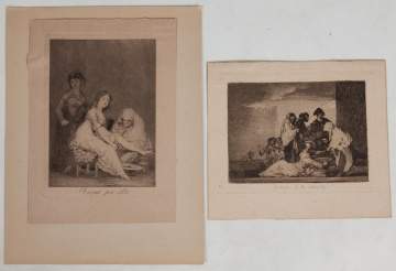 Francisco Goya (1746-1828) Etchings