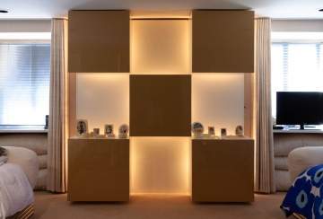 Roberto Monsani, Life Collection Illuminated Storage Wall for Acerbis