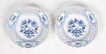 Pair of Meissen Plates