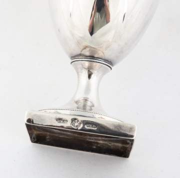 Early American Silver Covered Sugar & Creamer