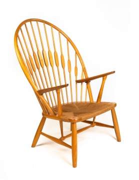 Hans J. Wegner (Danish, 1914-2007) "Peacock" Chair