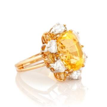 12 Carat Golden Sapphire