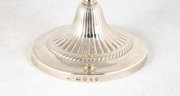 Pair of George III Three Light Candelabras by John Green & Co.