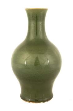 Chinese Green Porcelain Vase
