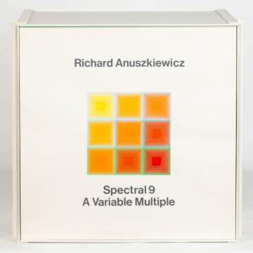 Richard Anuszkiewicz (b. 1930) Spectral 9 - A Variable Multiple