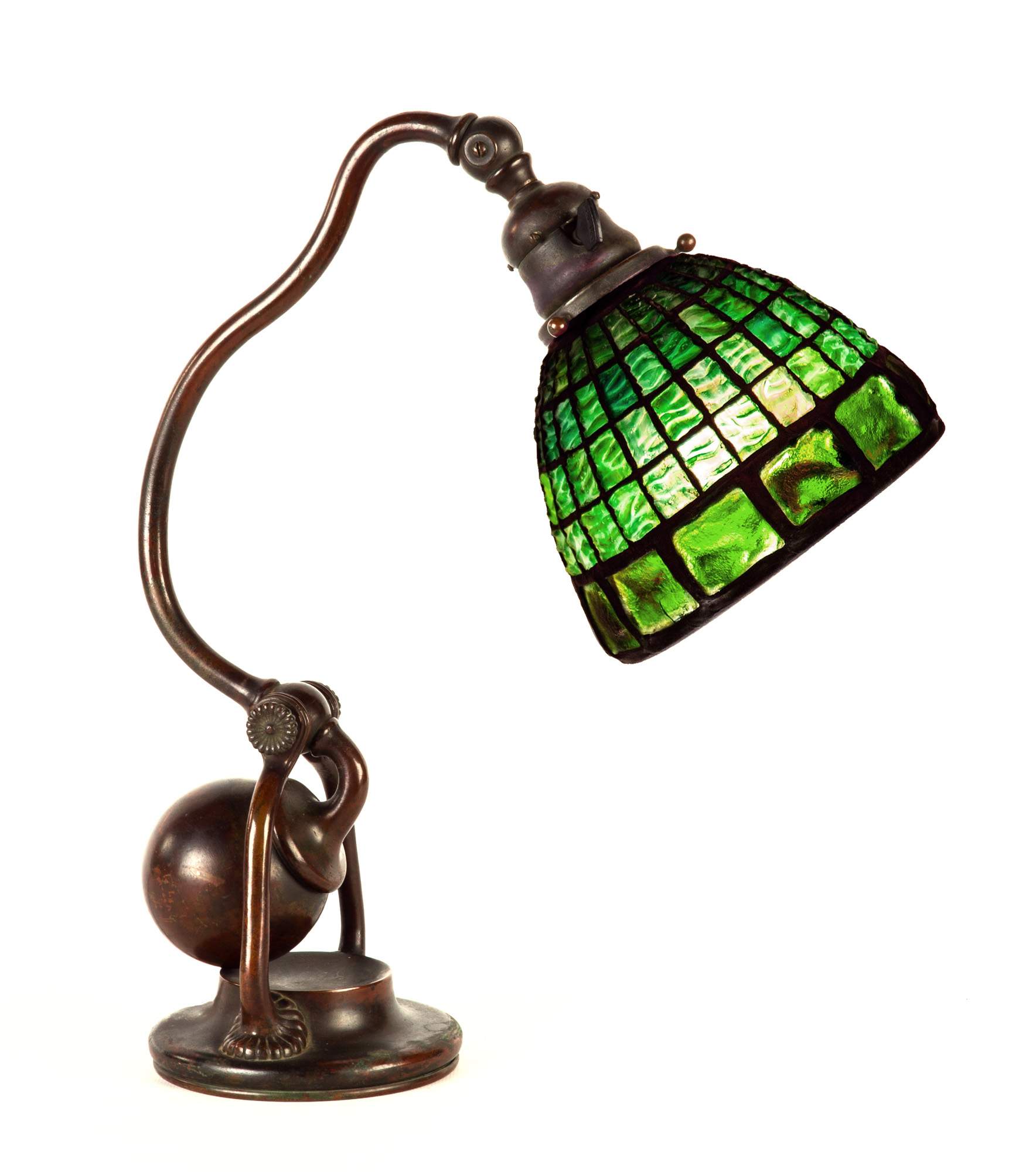 Tiffany Studios, NY Turtleback Counter Balance Desk Lamp Cottone Auctions