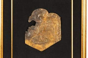 Three Rare Scythian Silver Gilt Reposse Plaques